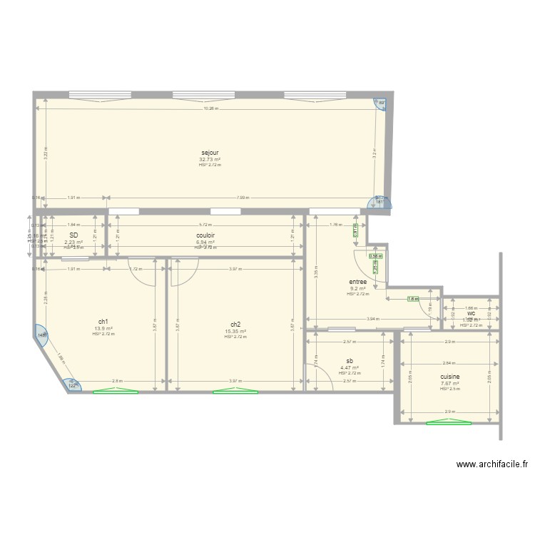 nadaud. Plan de 0 pièce et 0 m2