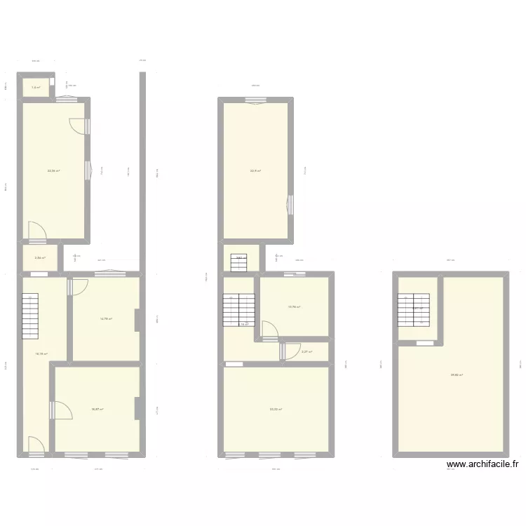 Maison après vide. Plan de Maison après vide. Plan de