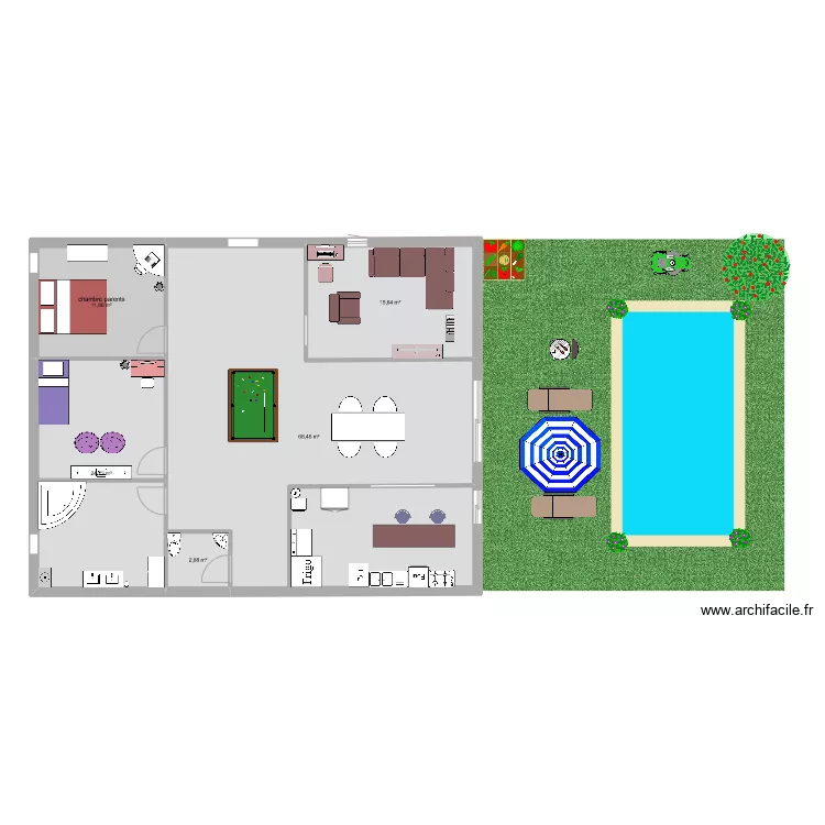 plan de maison. Plan de 