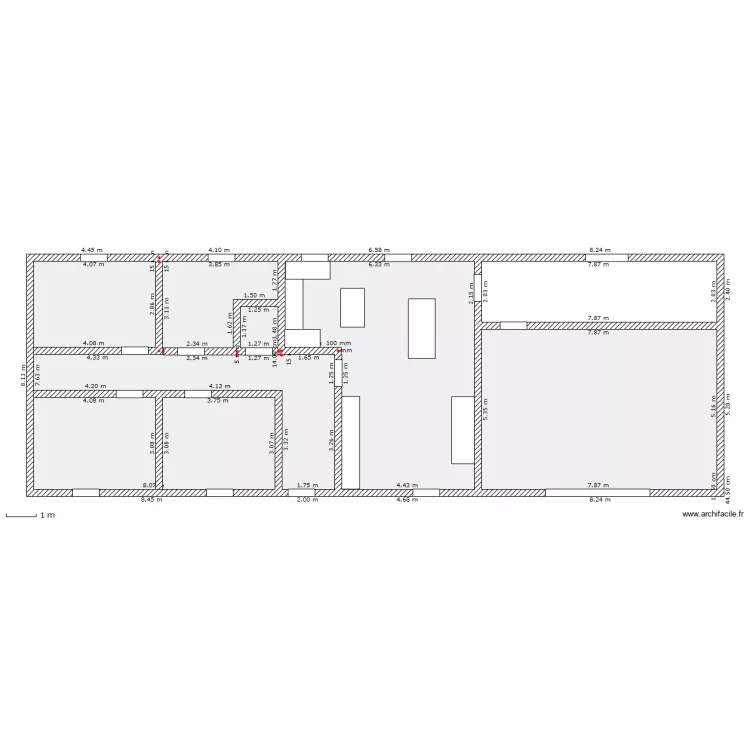maison olive. Plan de 