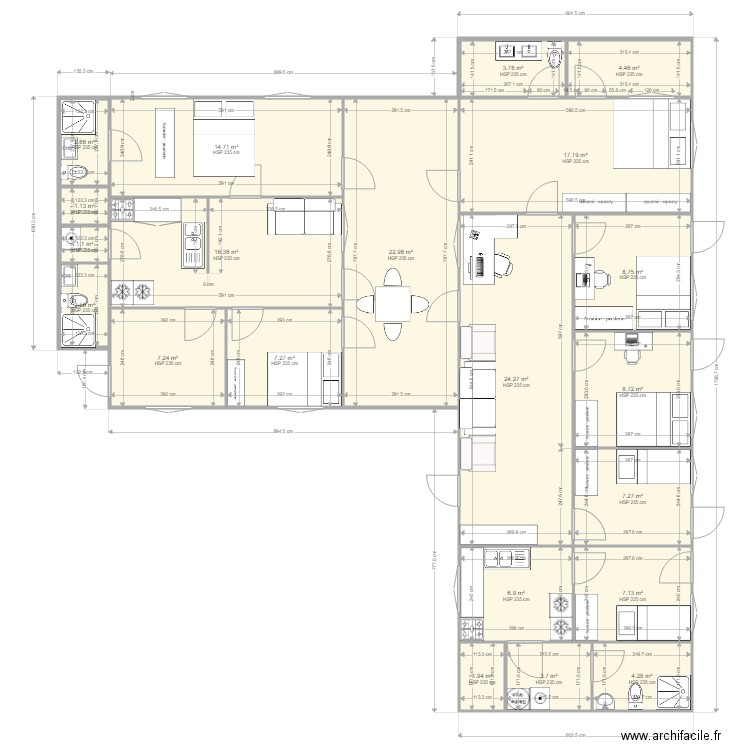 container 2019. Plan de 0 pièce et 0 m2