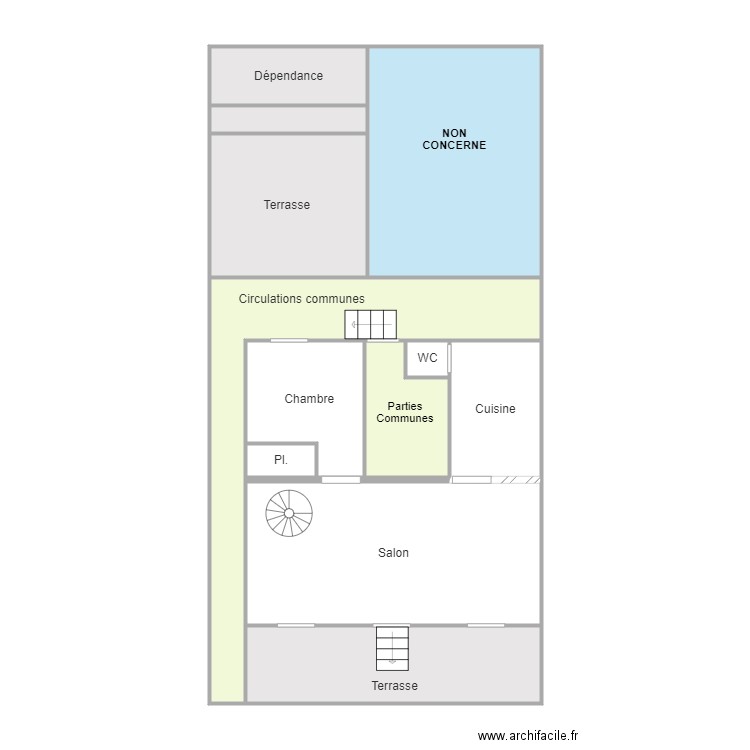 rdc imanque. Plan de 0 pièce et 0 m2