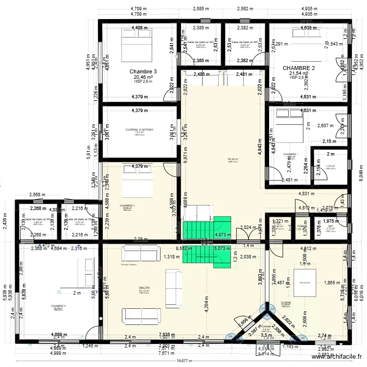 perfect FACADE AA. Plan de 