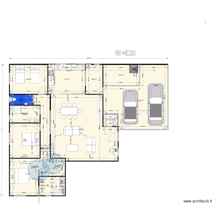 Px1 meubles. Plan de 0 pièce et 0 m2