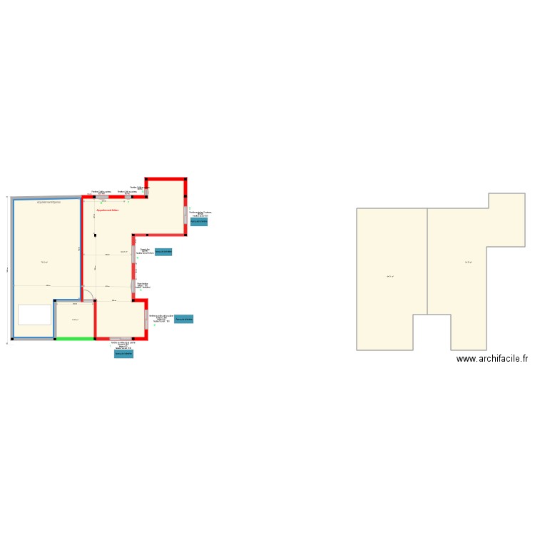 plan de masse. Plan de 0 pièce et 0 m2