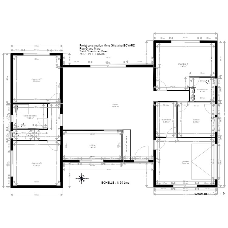 Maison Plan Intérieur Dessiné