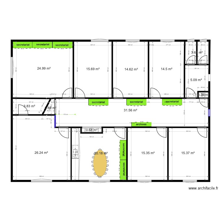  1 ER ETAGE DERNIERE COTE DU 15 AVRIL 2021 meubles. Plan de 0 pièce et 0 m2