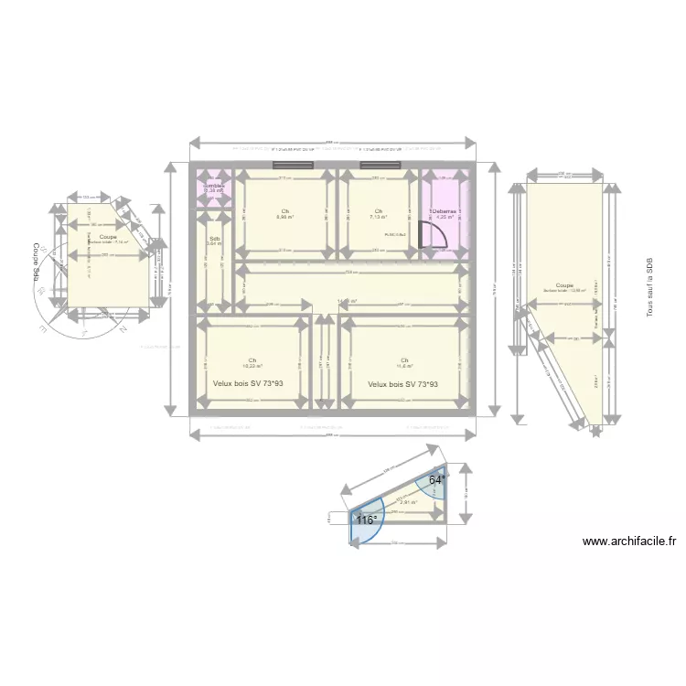 BENDJEBBOUR. Plan de 