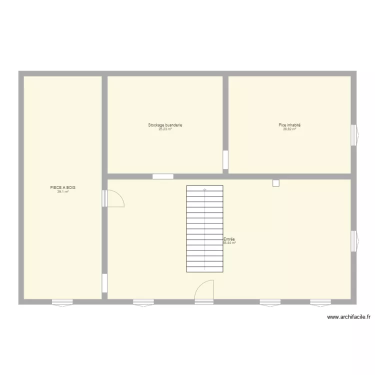 Dupuis BATIMENT 1   RDC. Plan de 