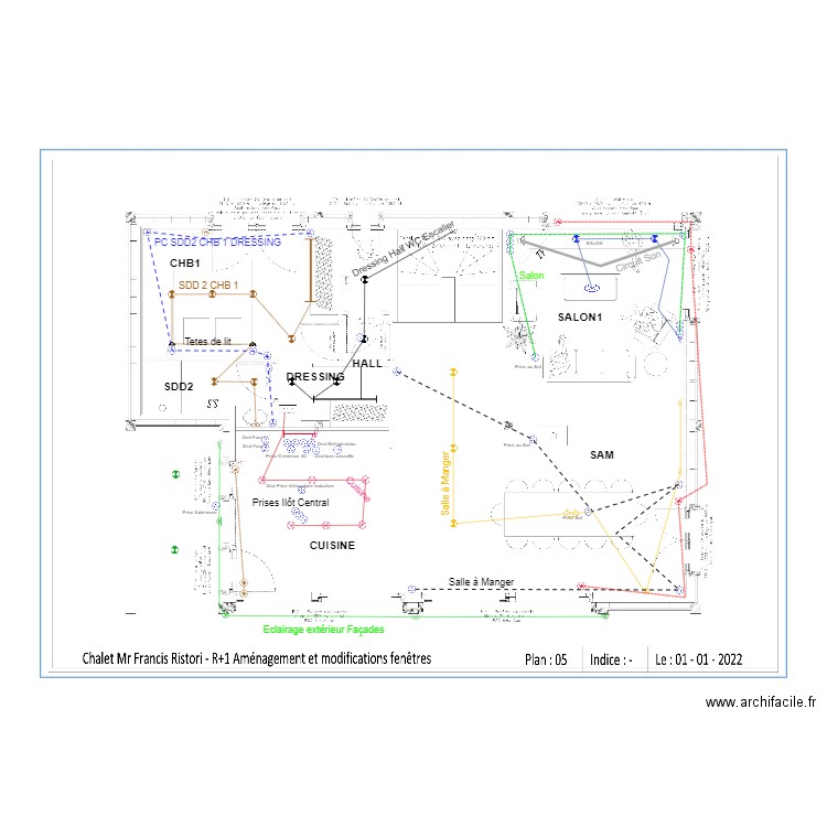 R+1 Elec. Plan de 0 pièce et 0 m2