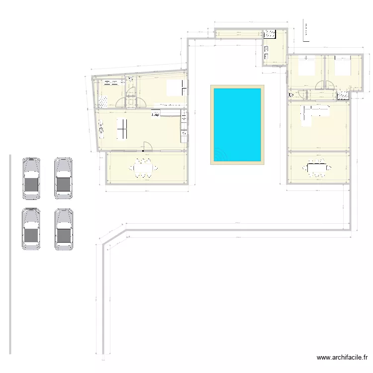 Bungalows papa 2. Plan de 