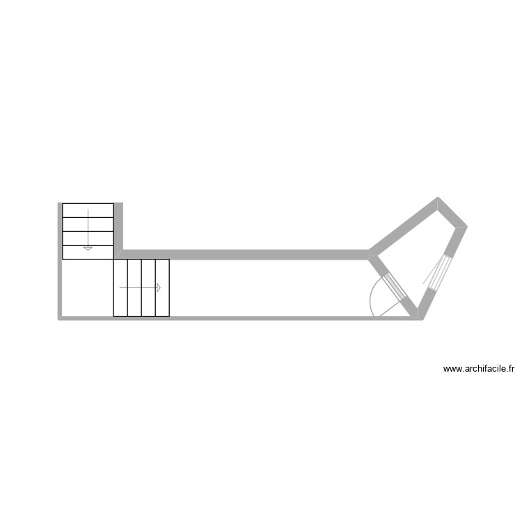 balcon wc maison rose. Plan de 0 pièce et 0 m2