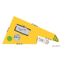 plan de masse actuel avec cote