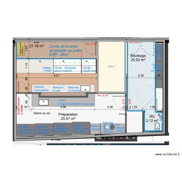 glacier. Plan de 0 pièce et 0 m2