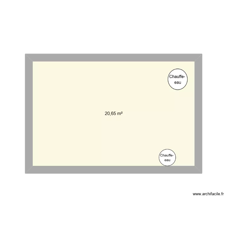 Buanderie maison. Plan de 