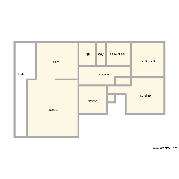 dufosse. Plan de 0 pièce et 0 m2