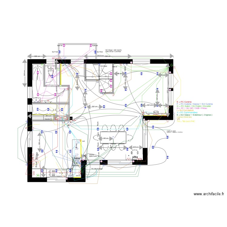 CC Electricité RDC . Plan de 0 pièce et 0 m2