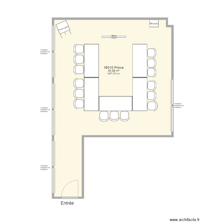 1B010 Prince FS. Plan de 0 pièce et 0 m2