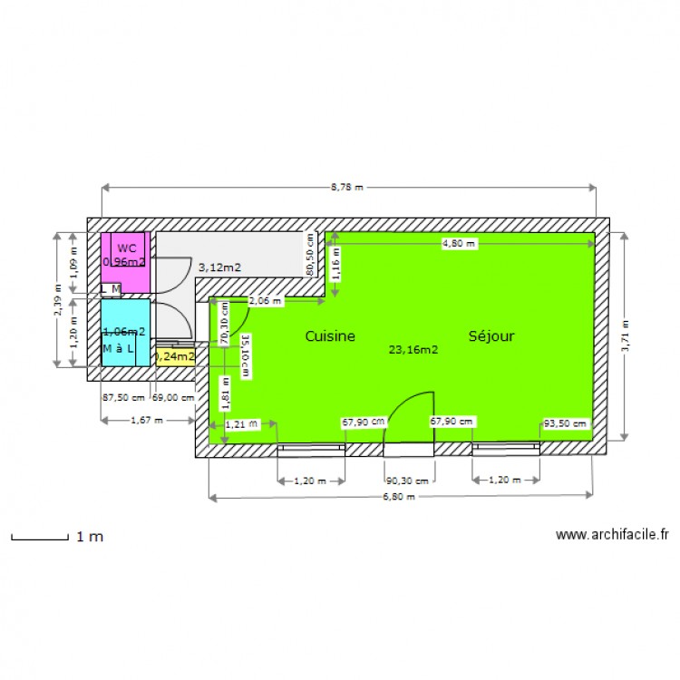 sous sol étude. Plan de 0 pièce et 0 m2