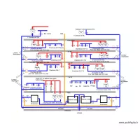 Plomberie distribution &eacute;tages Modif du 22 02 20