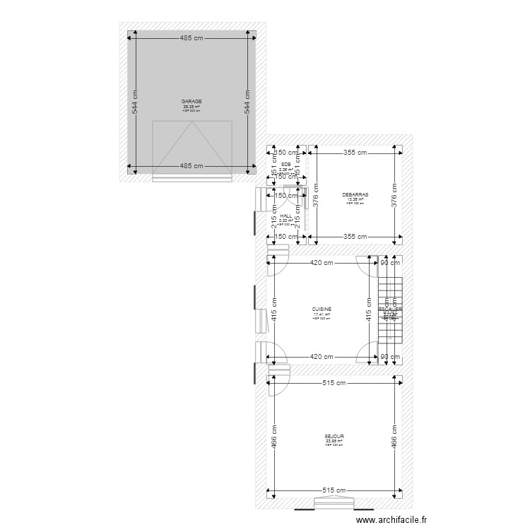 CHOLLEY RDC. Plan de 0 pièce et 0 m2