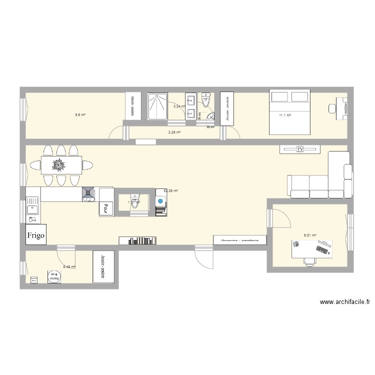 Plan appartement final. Plan de 0 pièce et 0 m2