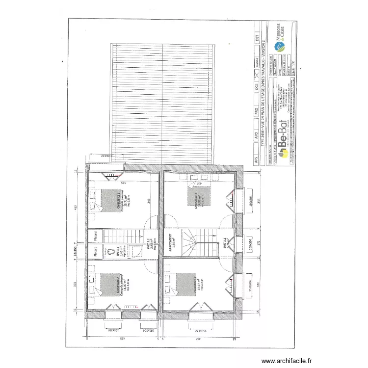 TYPE 24 M etage AAE 2021. Plan de 