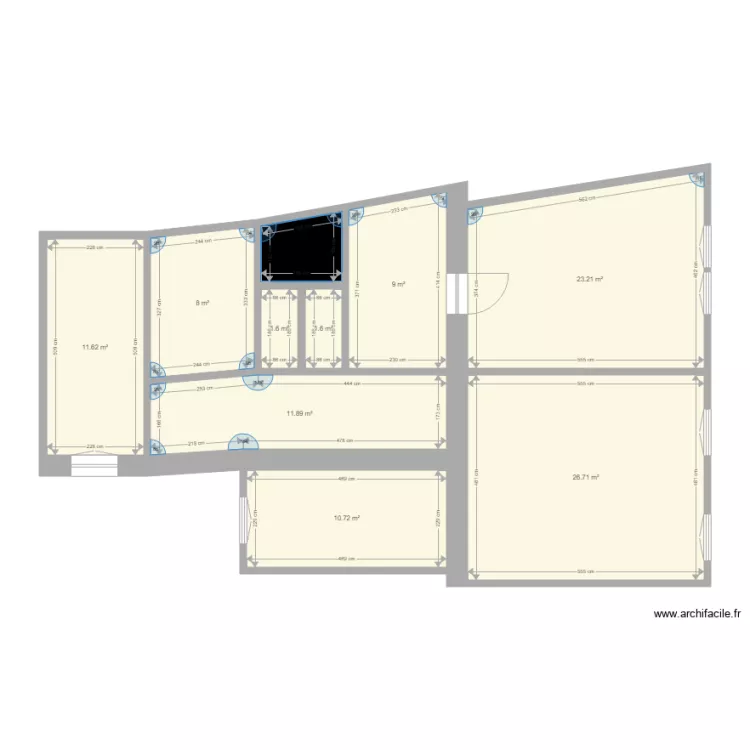 Dozsa Thokoly 38M 104m2. Plan de Dozsa Thokoly 38M 104m2. Plan de