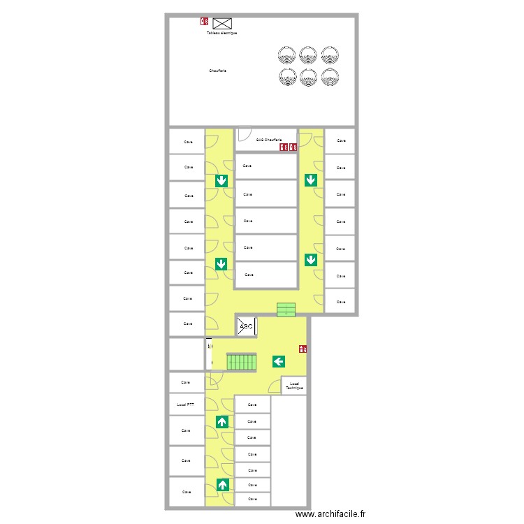 Chanot 192 Sous sol. Plan de 0 pièce et 0 m2