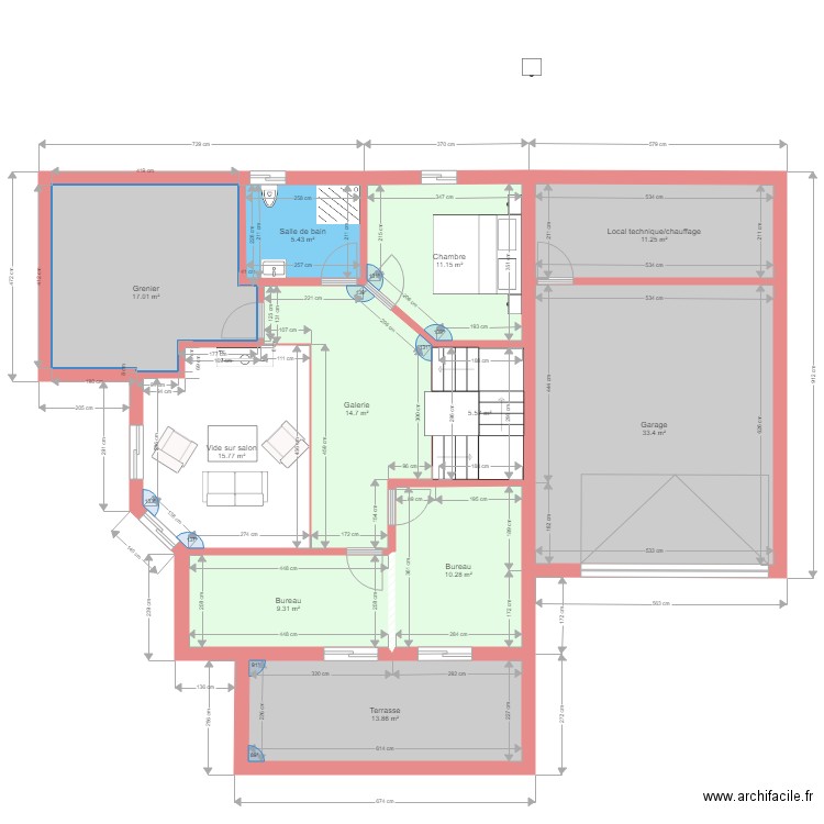 NoirmontEtage20. Plan de 0 pièce et 0 m2