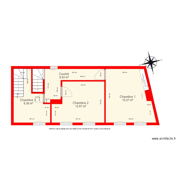 BI 6179 1er Etage côté. Plan de 0 pièce et 0 m2