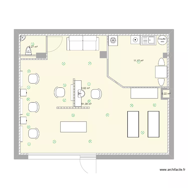 SALON 3. Plan de 