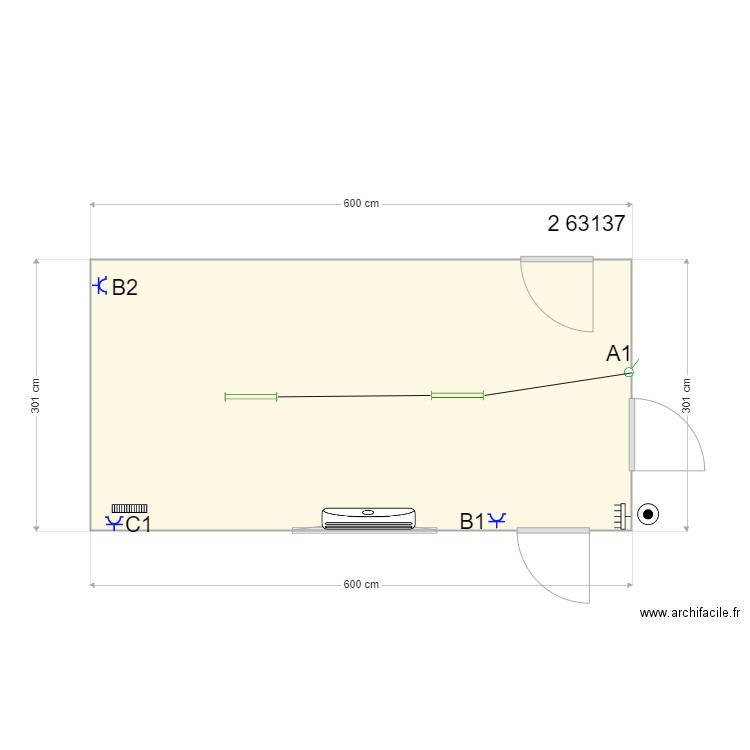 2 63137 NLMK. Plan de 0 pièce et 0 m2