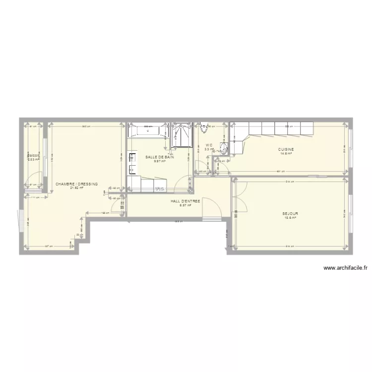 APPARTEMENT ERIC. Plan de APPARTEMENT ERIC. Plan de