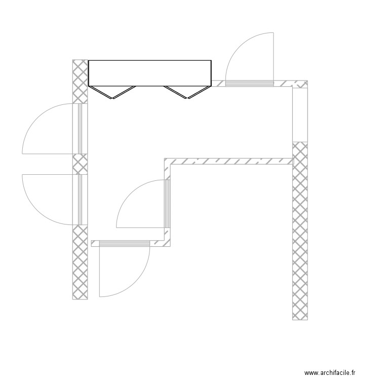 dégagement. Plan de 0 pièce et 0 m2