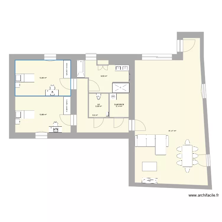 maison la laffay. Plan de maison la laffay. Plan de