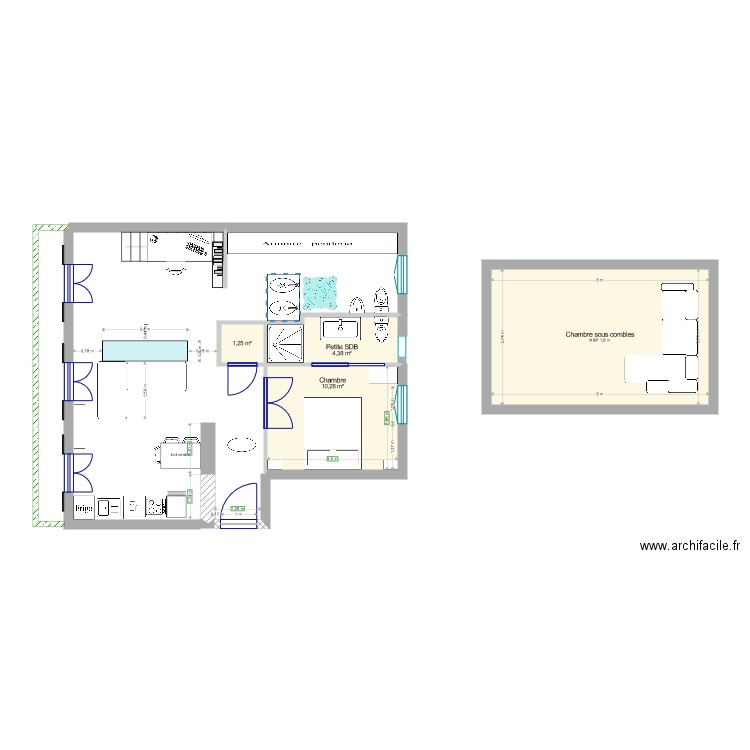 Plan 5eme Place Guynemer. Plan de 0 pièce et 0 m2