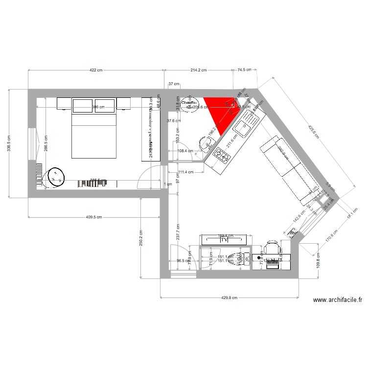 eichen Vincennes actuel. Plan de 0 pièce et 0 m2