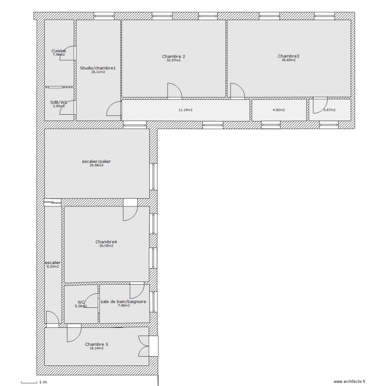 Bobéne 1 etage. Plan de 0 pièce et 0 m2