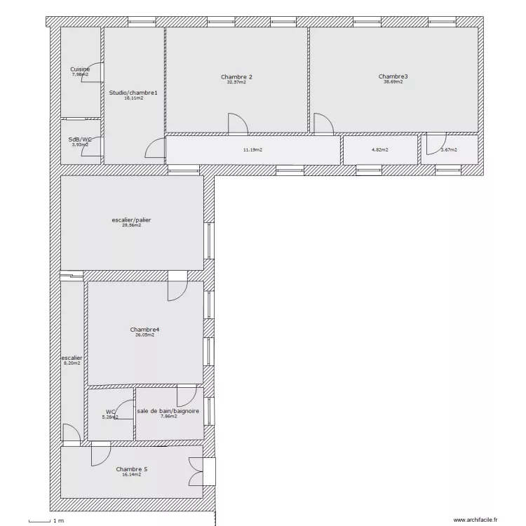 Bobéne 1 etage. Plan de Bobéne 1 etage. Plan de