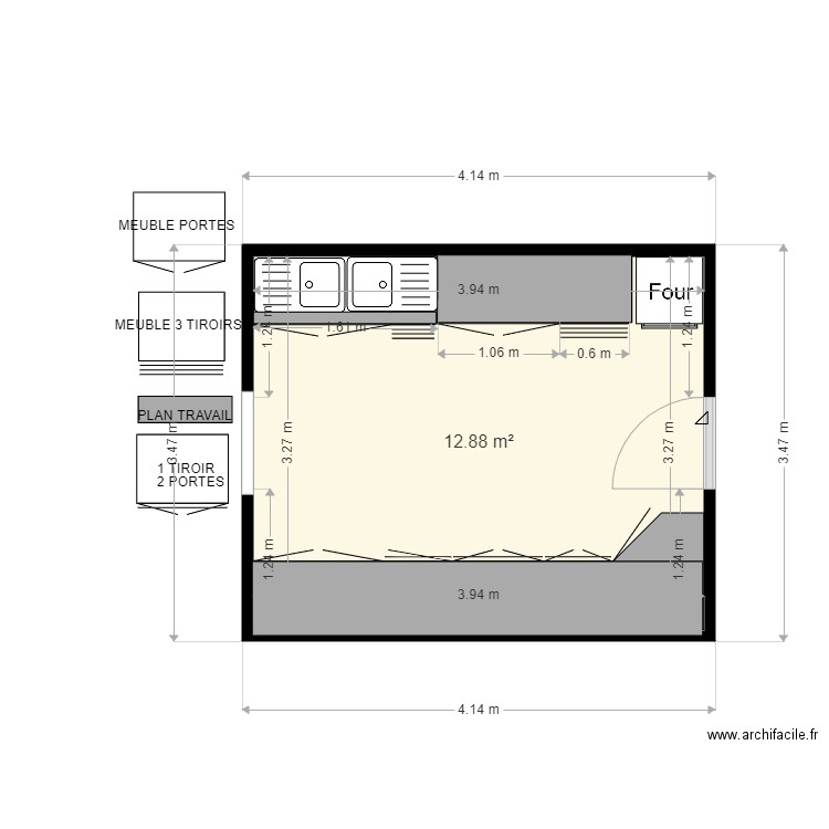 CUISINE MARIE V5. Plan de 0 pièce et 0 m2