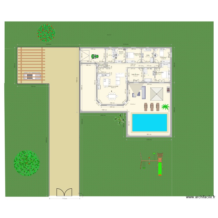 PLAN AU SOL 2. Plan de 0 pièce et 0 m2