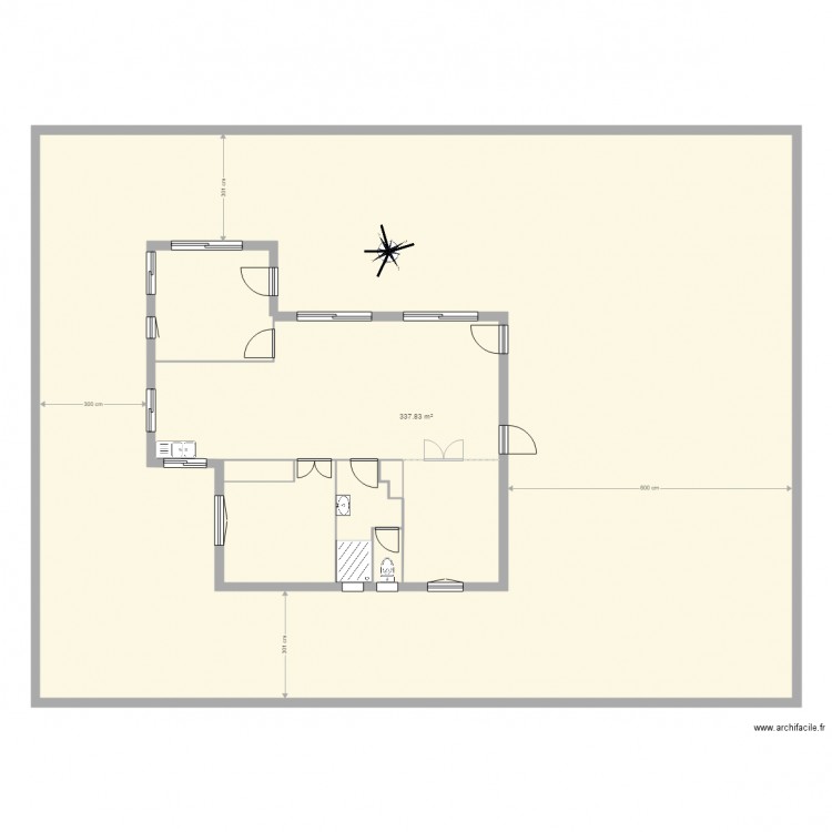  70m garage nord . Plan de 0 pièce et 0 m2