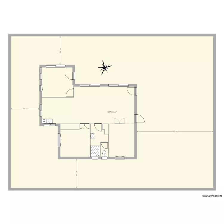 70m garage nord . Plan de 70m garage nord . Plan de