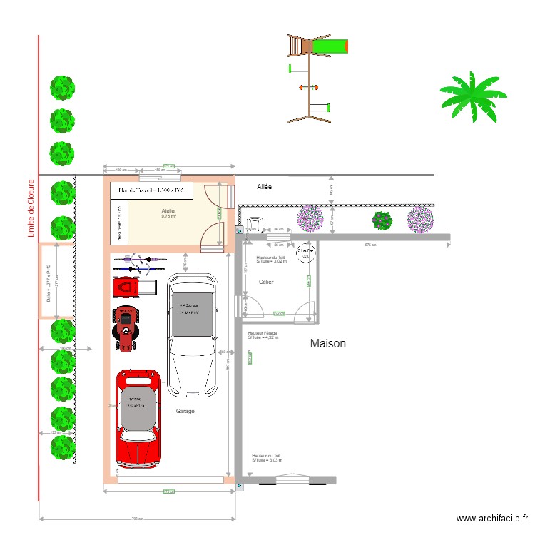Carport Phil 7a. Plan de 0 pièce et 0 m2