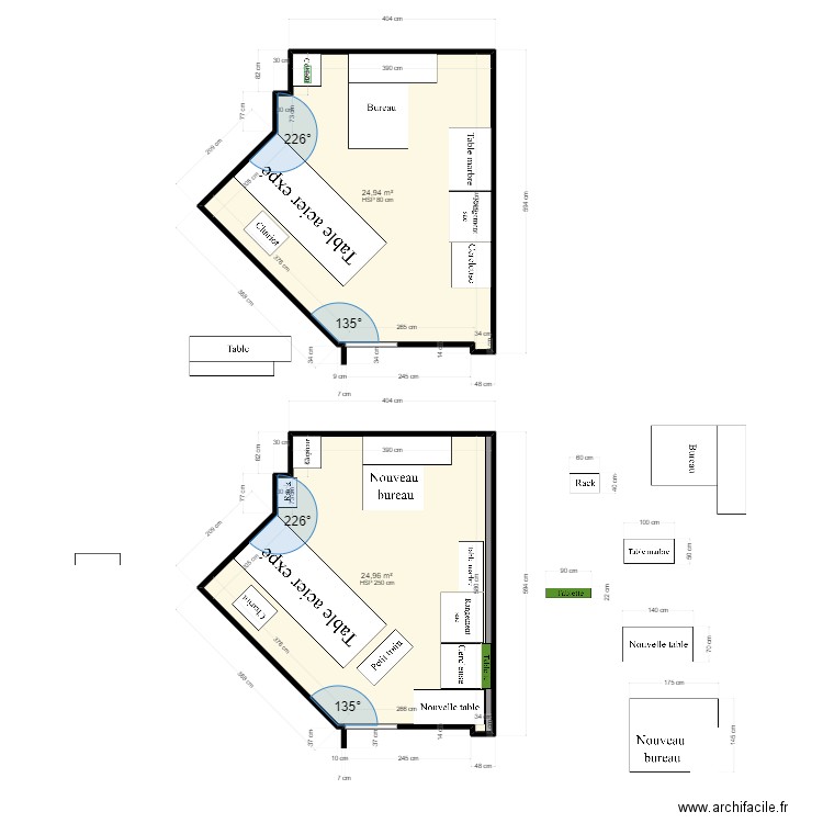 Réaménagement Expé. Plan de 0 pièce et 0 m2
