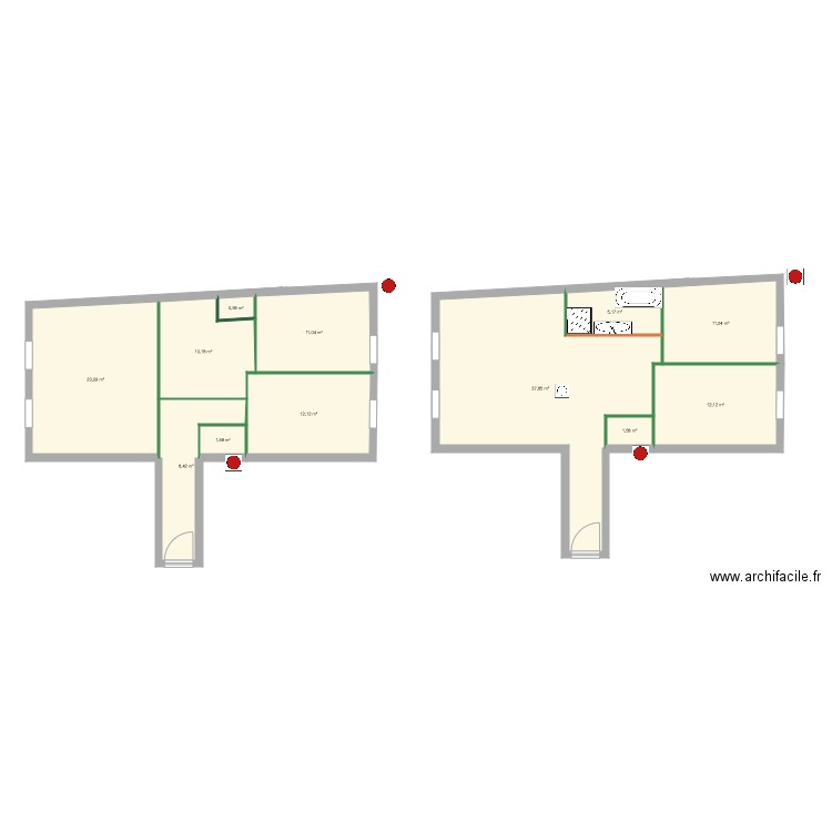 test1. Plan de 0 pièce et 0 m2