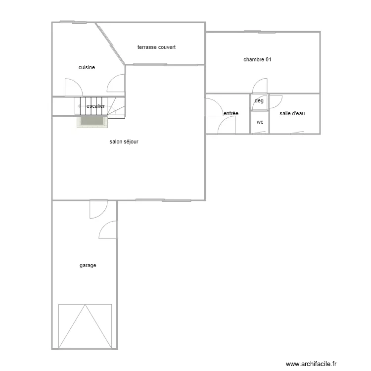 pourchasse rdc am. Plan de 