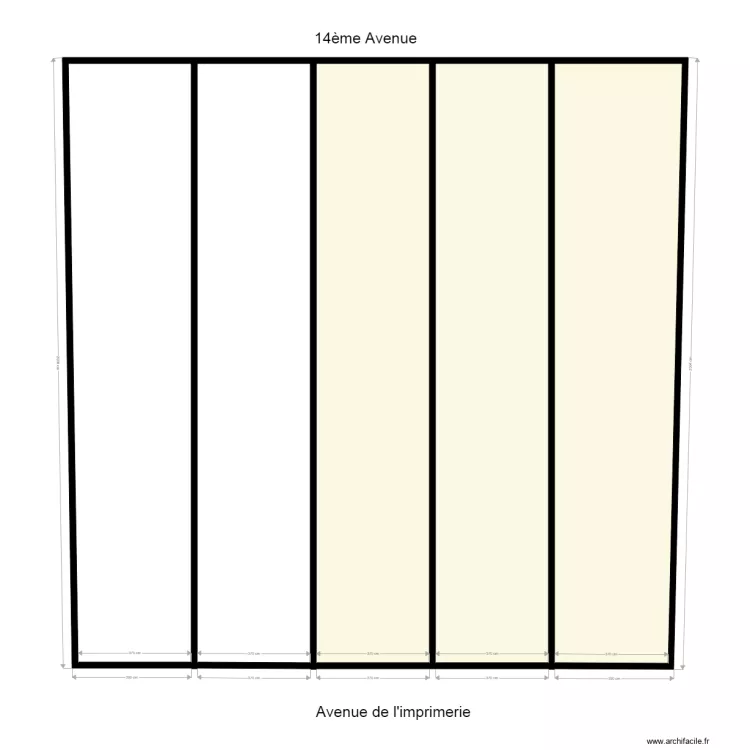 julian Quan cloture imprimerie. Plan de 