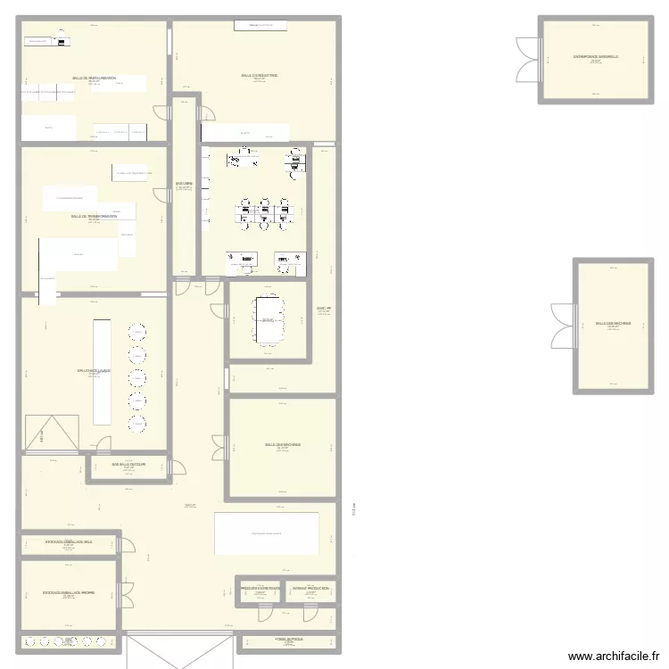 PLAN 1260M2 OPEN SPACE v4. Plan de 